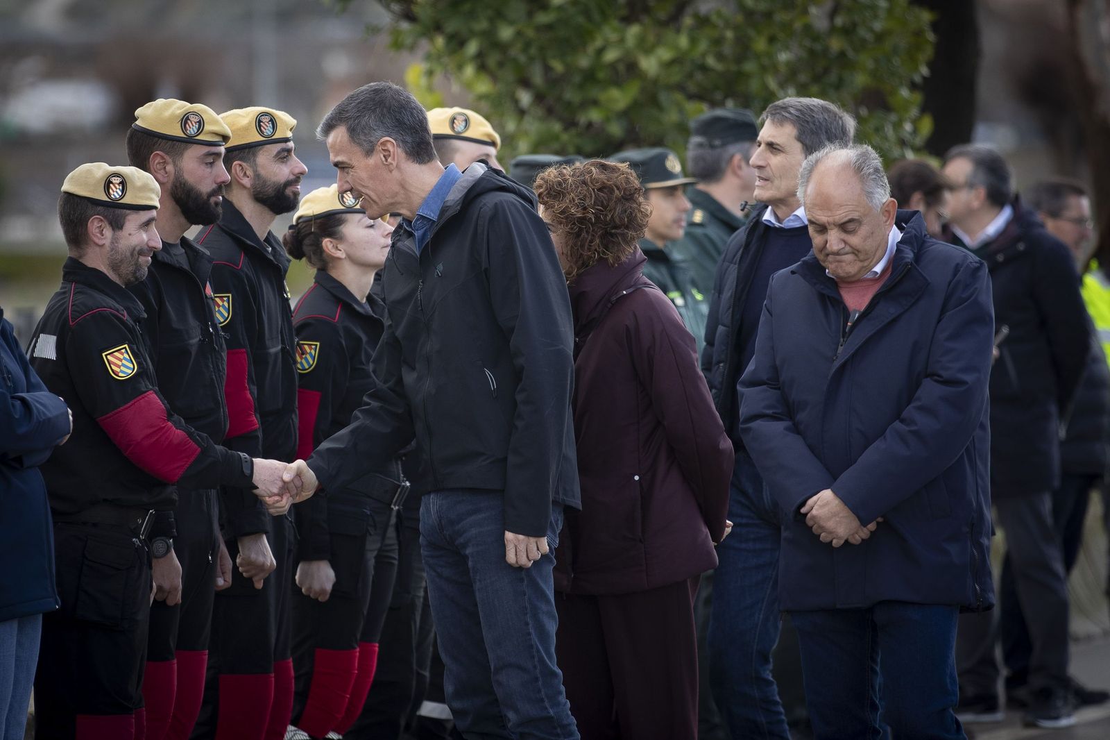 Fotos: Pedro Sánchez visita Huétor Tájar para comprobar los daños de la borrasca Leonardo