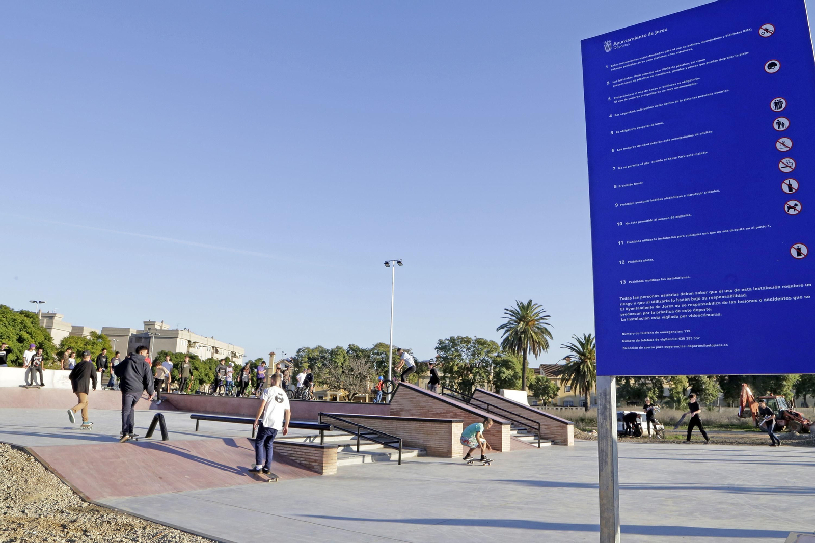 Inauguración del nuevo Skate Park en el complejo deportivo de Chapín