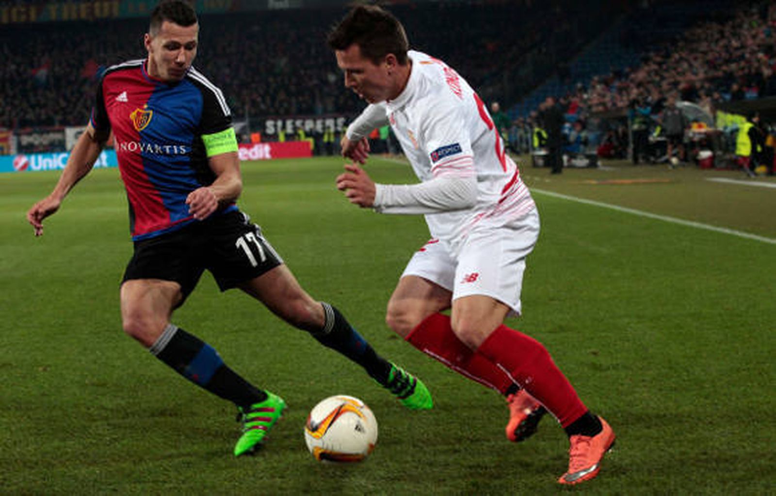 El Sevilla-Basilea tendrá un dispositivo de seguridad de setecientas personas