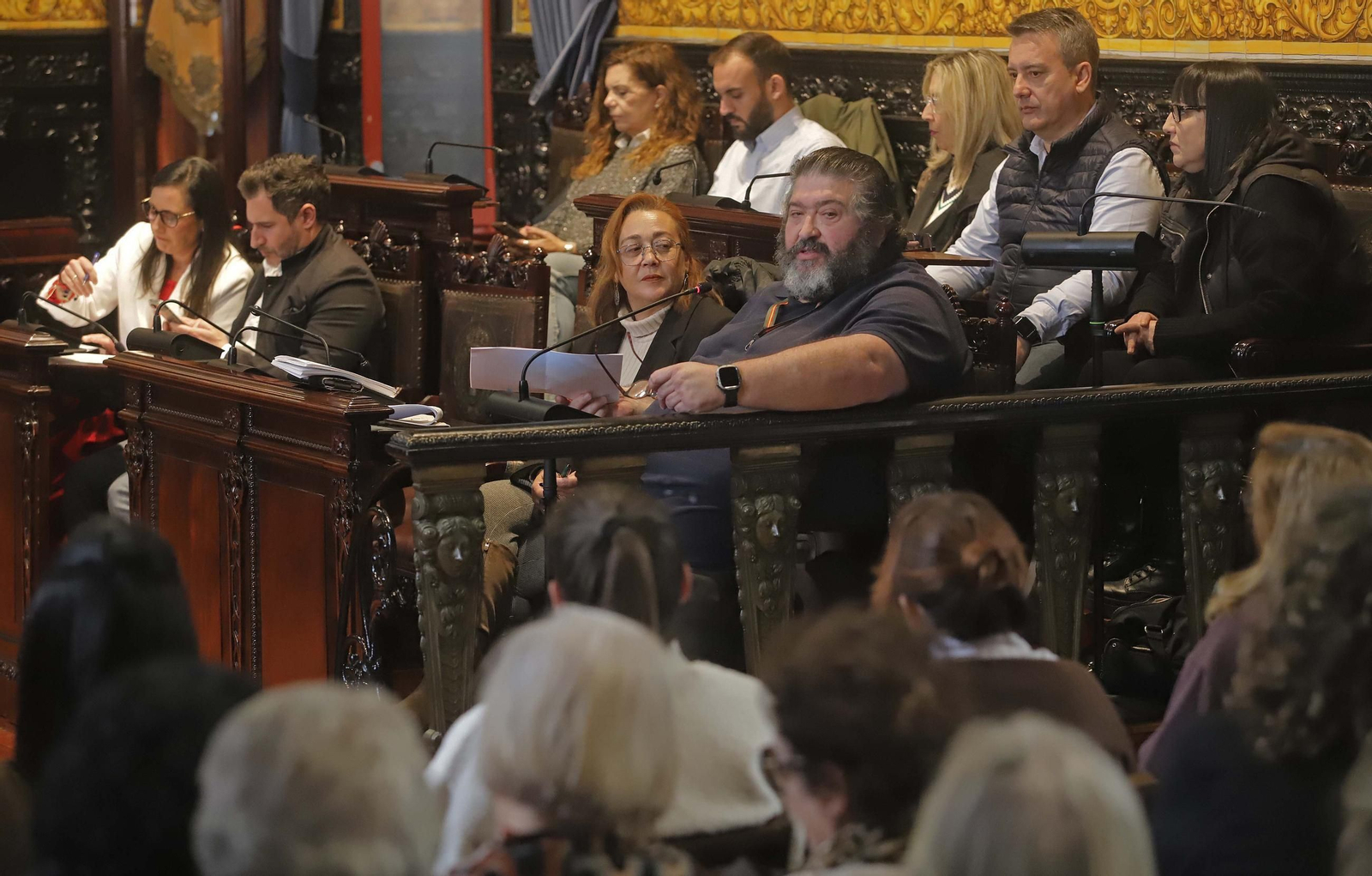 Fotos del Pleno extraordinario del Ayuntamiento de Algeciras