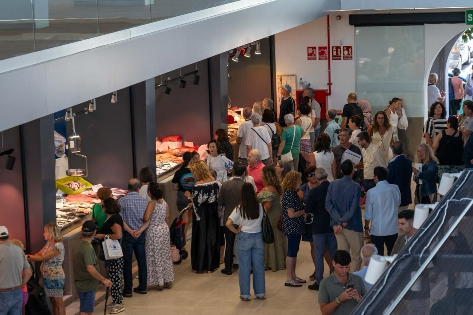 Imagen del interior del mercado
