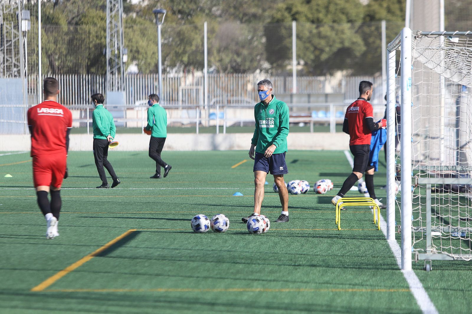 Entrenamiento del Xerez DFC en La Granja