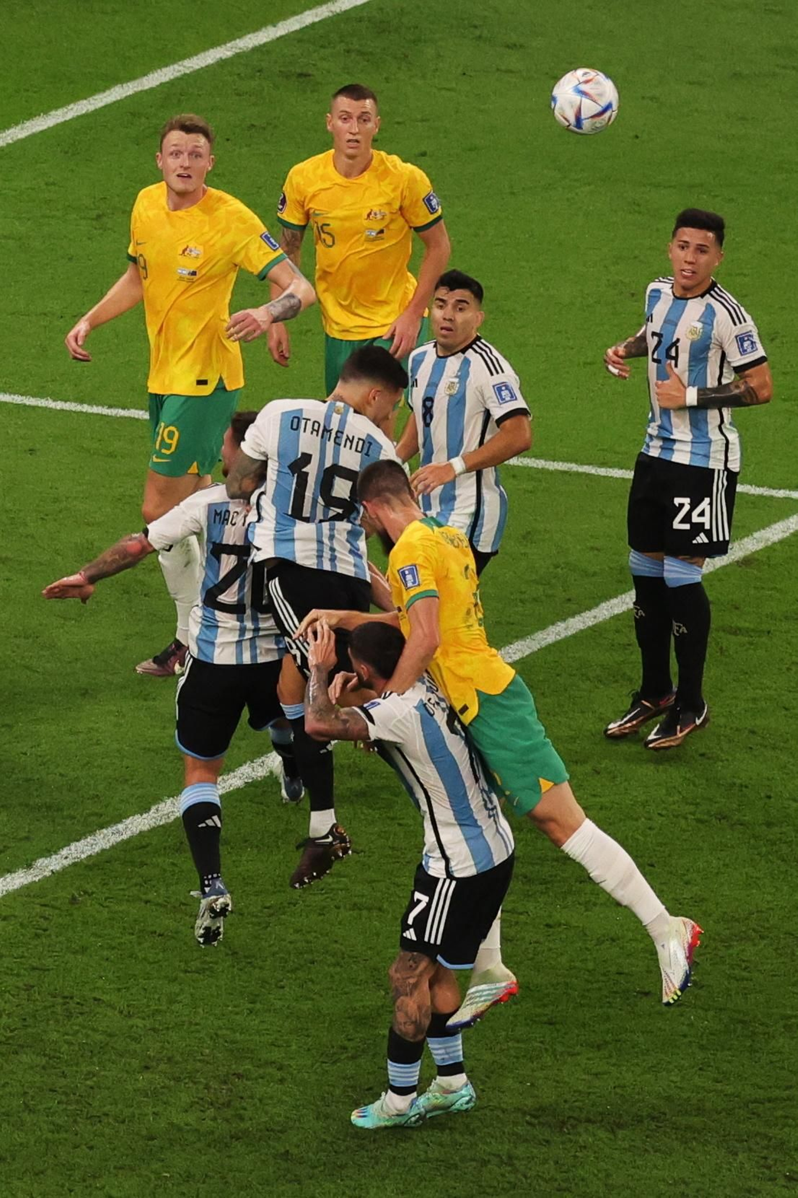 Las fotos del Argentina - Australia