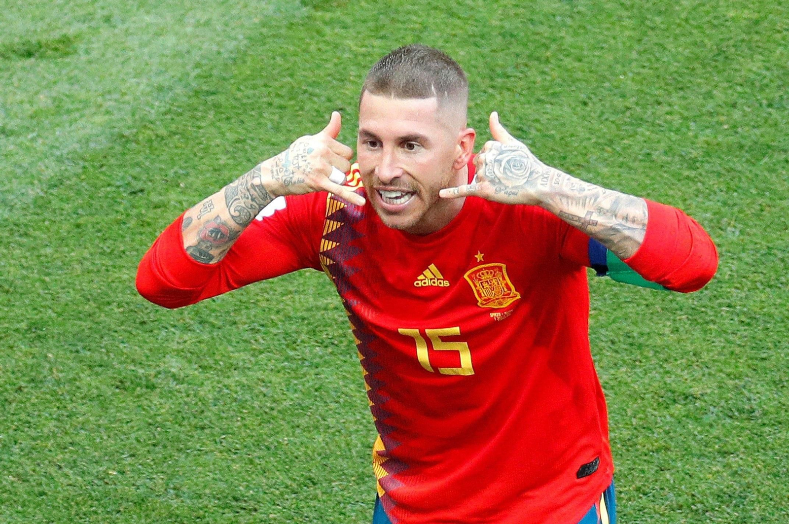 Las imágenes del España-Rusia