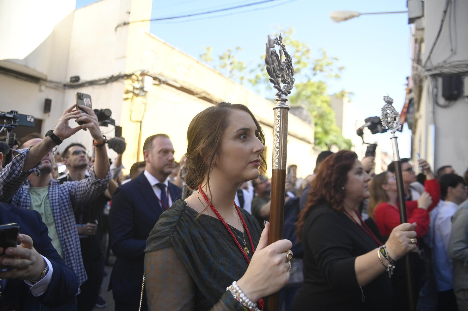 La cofradía de la Oración en el Huerto de Cabra, en el Vía Crucis Magno de Córdoba
