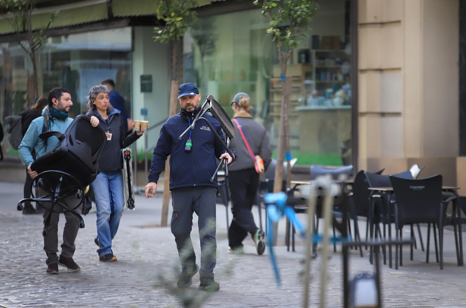 Rodaje en Jerez de la serie Berlín