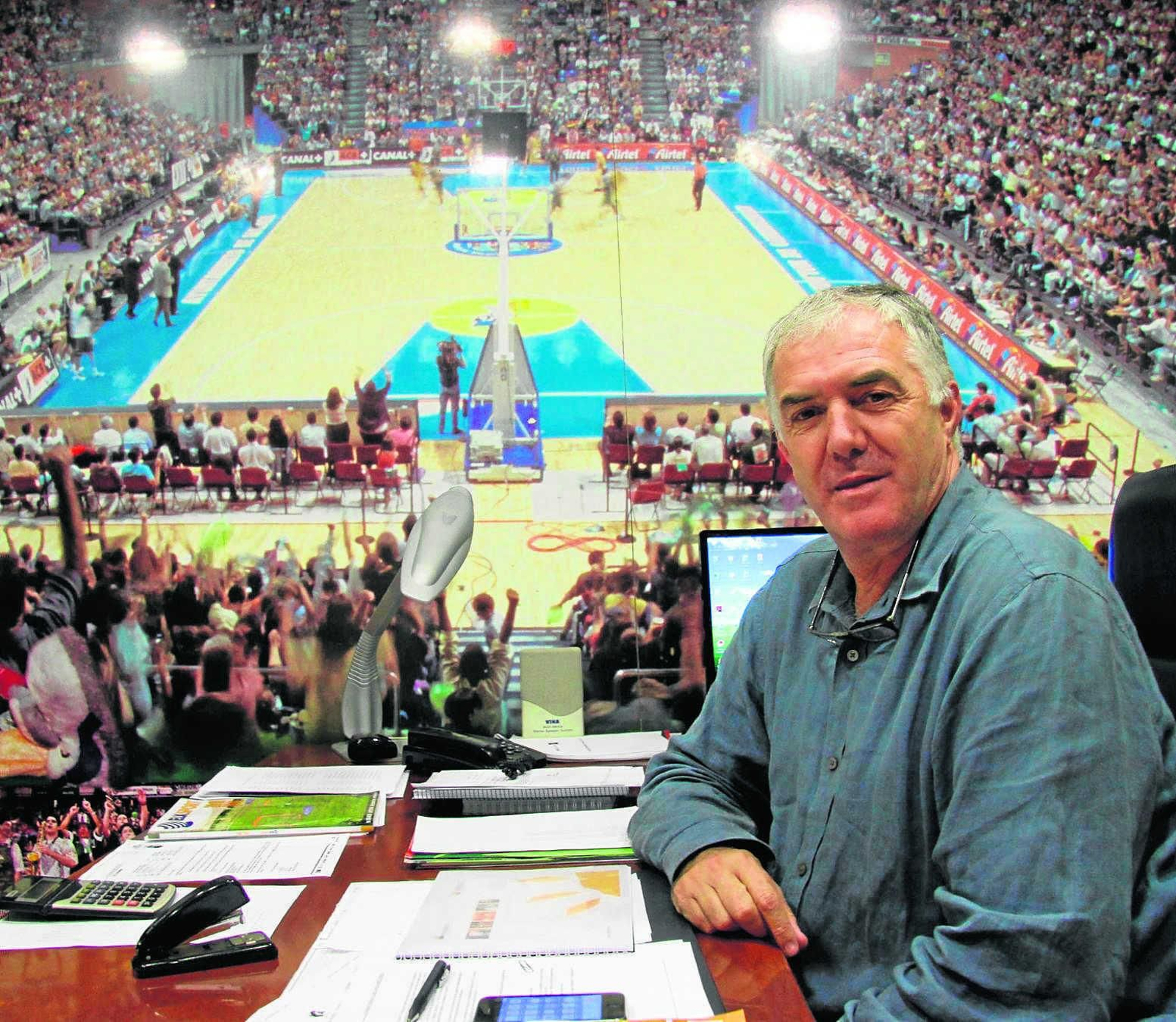 Las fotos de Manolo Rubia en su etapa en el Unicaja