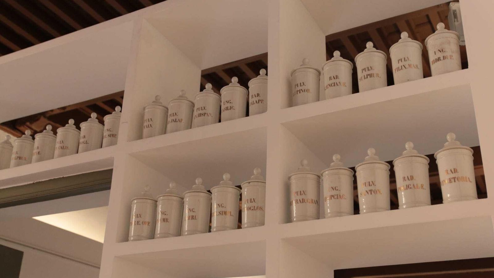 Albarelos originales restaurados