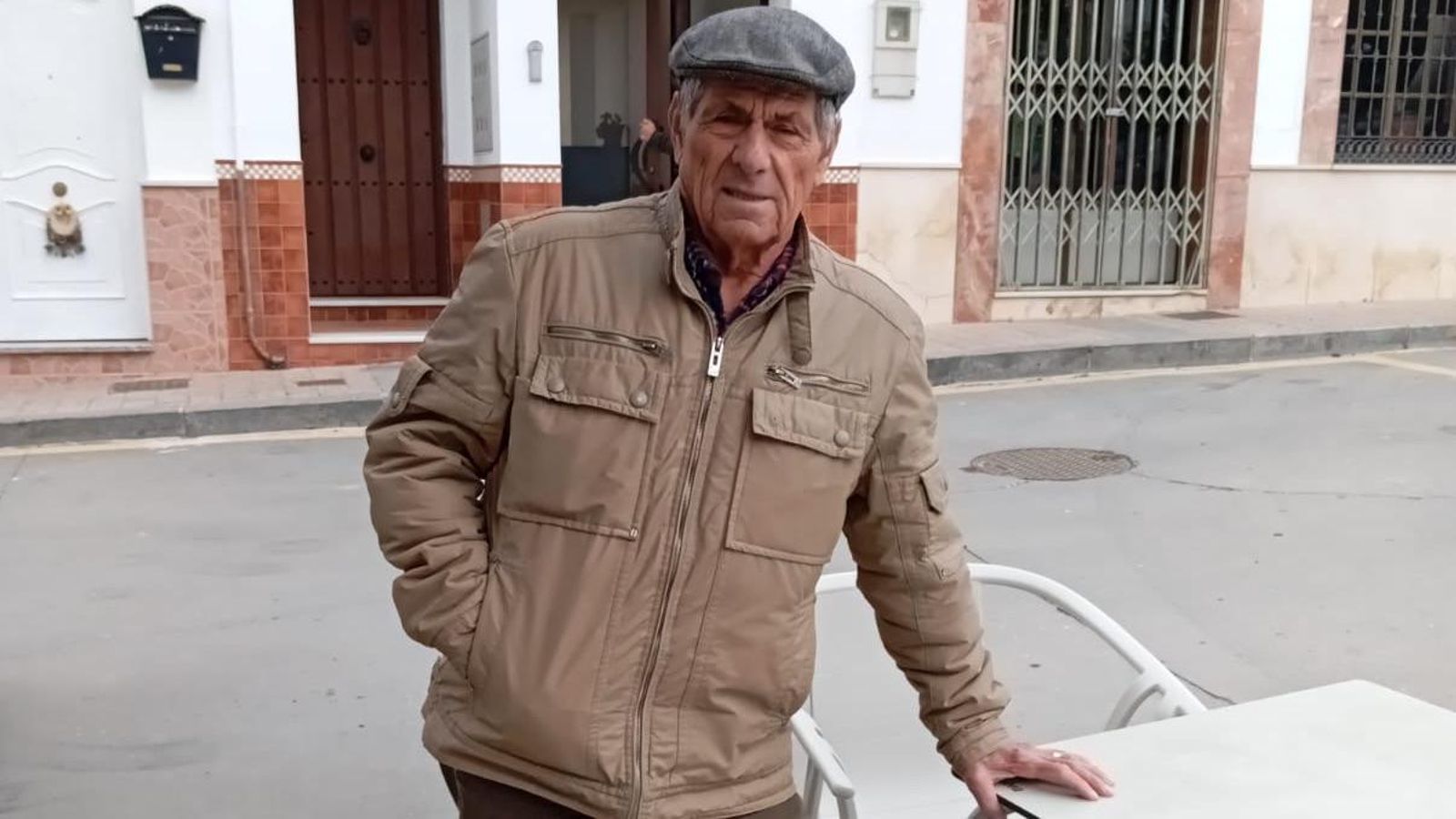 Francisco Bueno "El Gato", ganador del Gordo en Villanueva de la Concepción