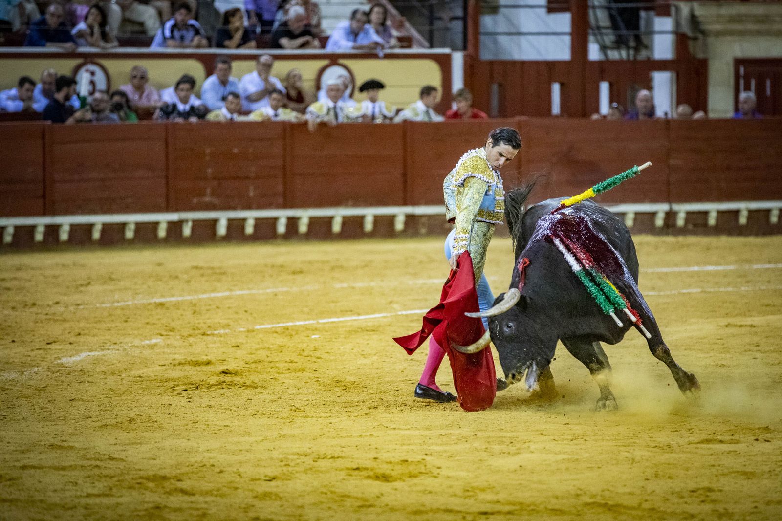 Daniel Crespo, Manzanares y Juan Ortega, en la plaza de toros de El Puerto