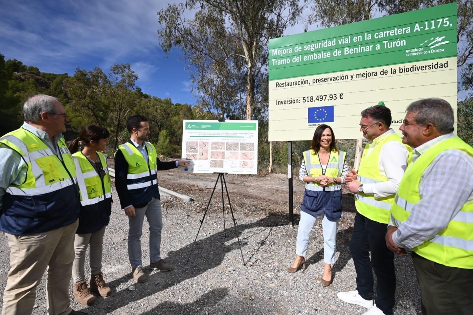 Presentación del proyecto de mejora de la carretera A 1175 entre Berja y Turón