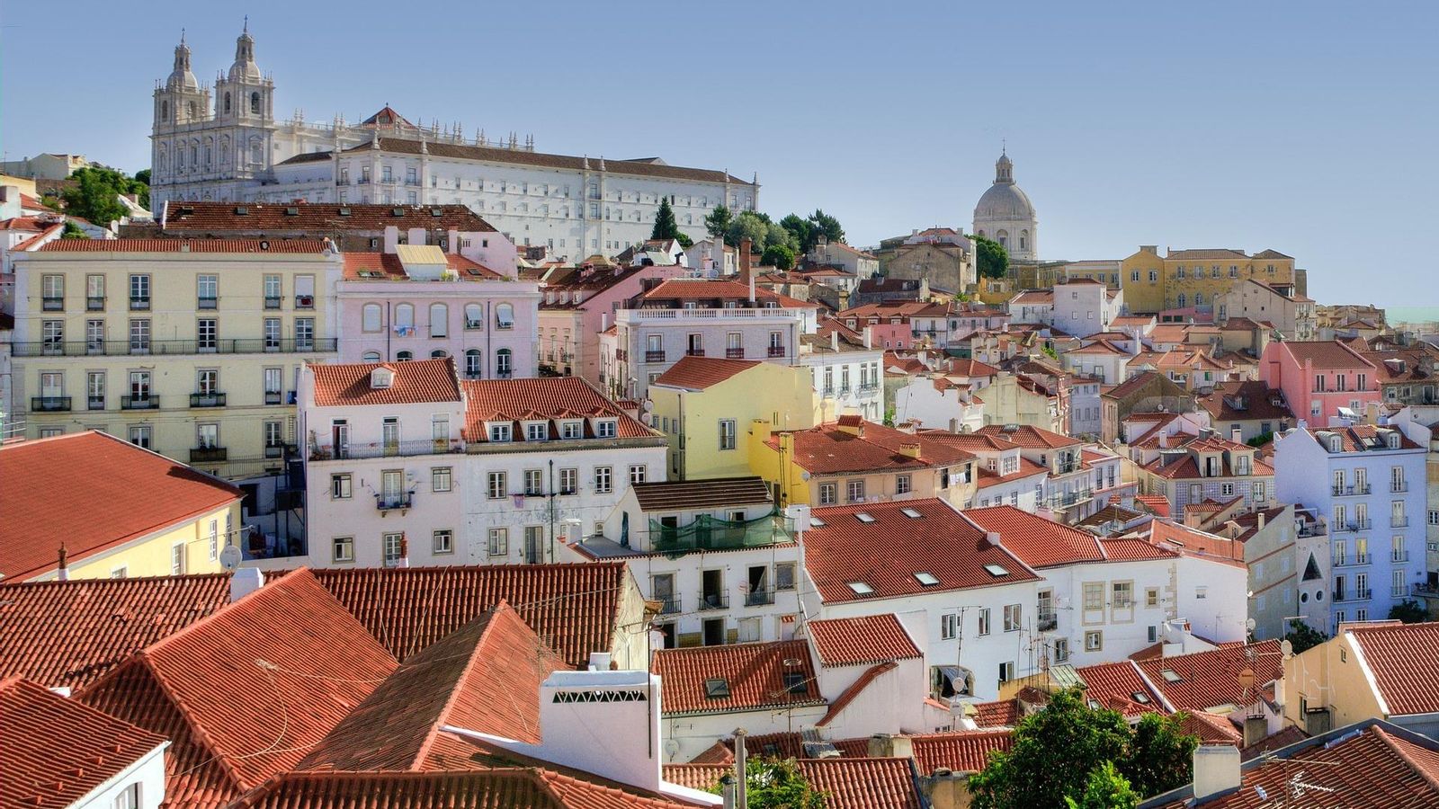 La Alfama de Lisboa.