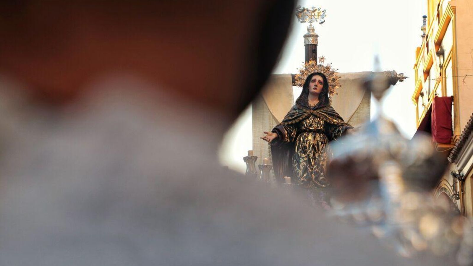 La Soledad de San Pablo en su barrio de la Trinidad.