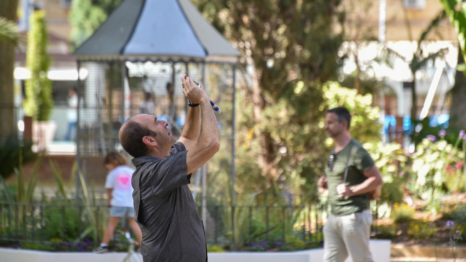 Fotos de  una tarde calurosa en Parque María Crisitina