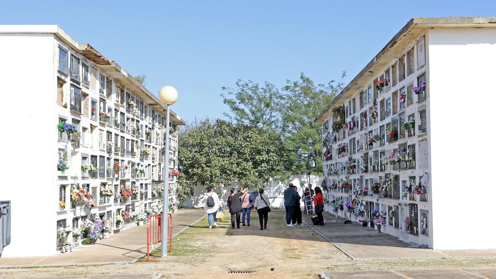 Imágenes del cementerio de Jerez en el Día de los Fieles Difuntos