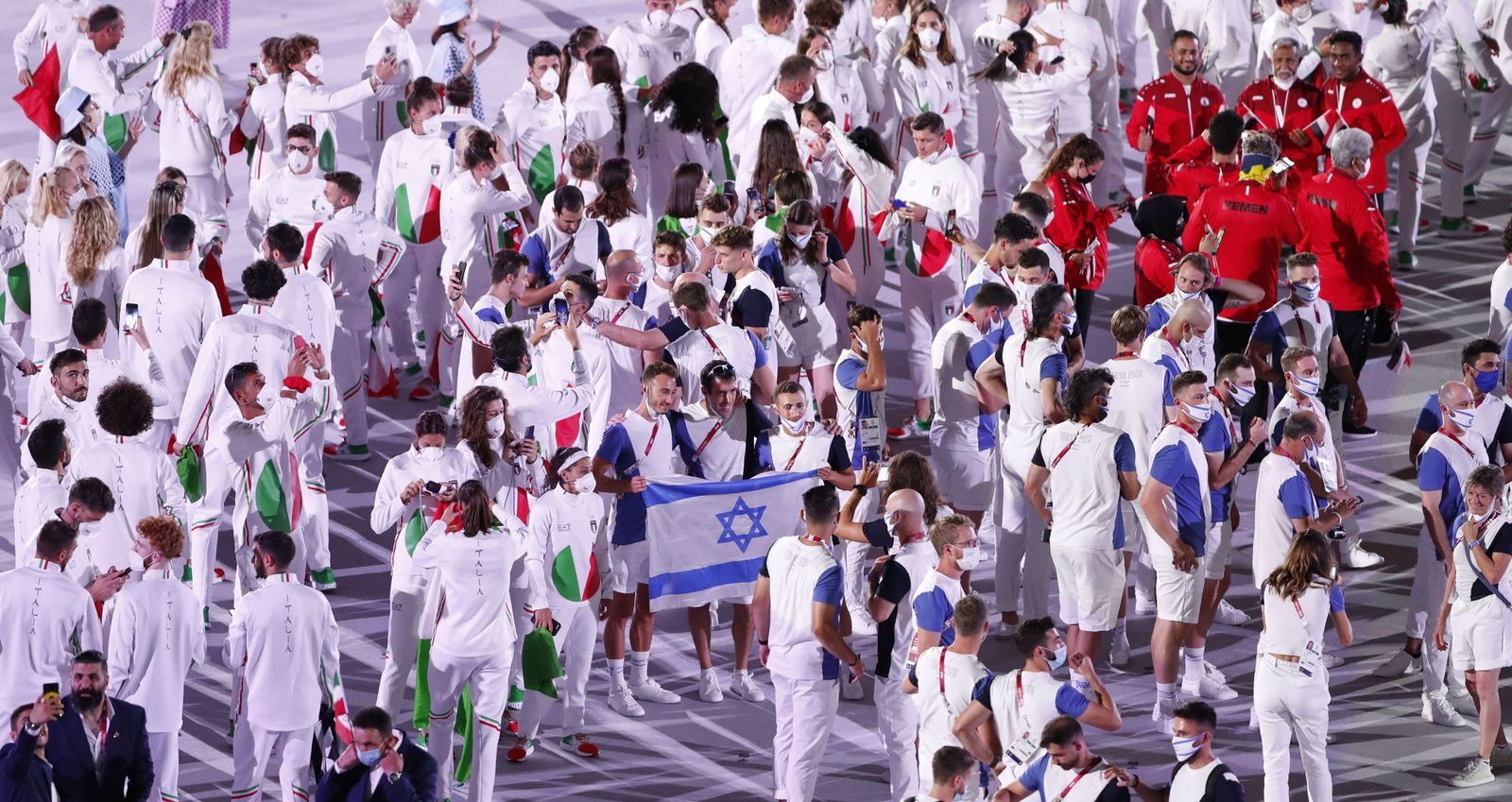 La ceremonia inaugural de los Juegos Olímpicos de Tokio 2020, en imágenes