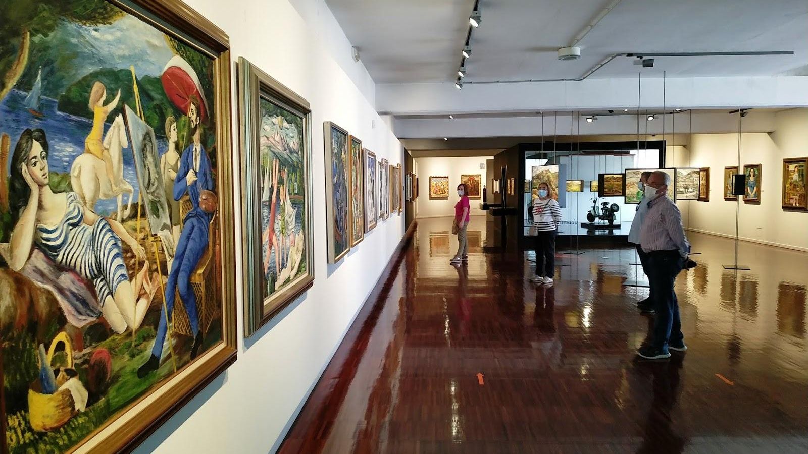Una de las salas dedicadas al pintor Zabaleta.