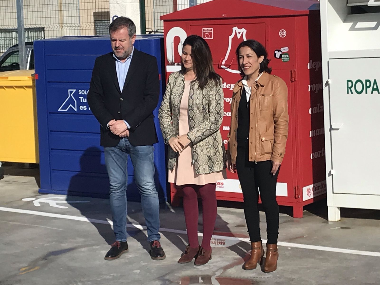 Francisco de Paula Algar, Silvia Mellado y Auxiliadora Pozuelo.