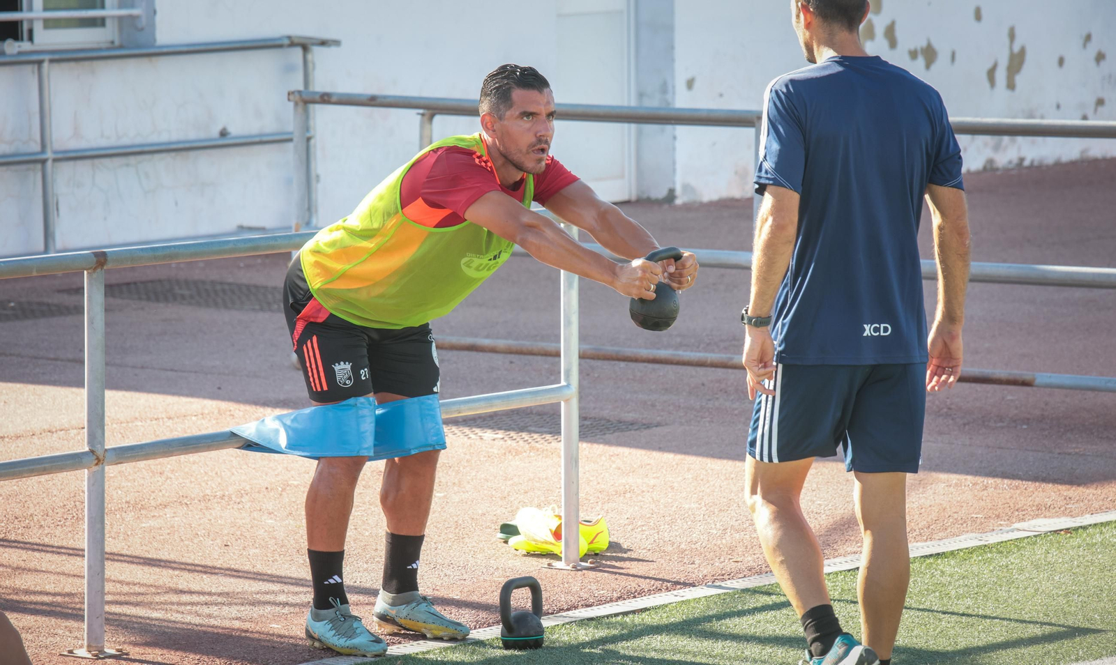 Imágenes del primer entrenamiento de la temporada Xerez CD