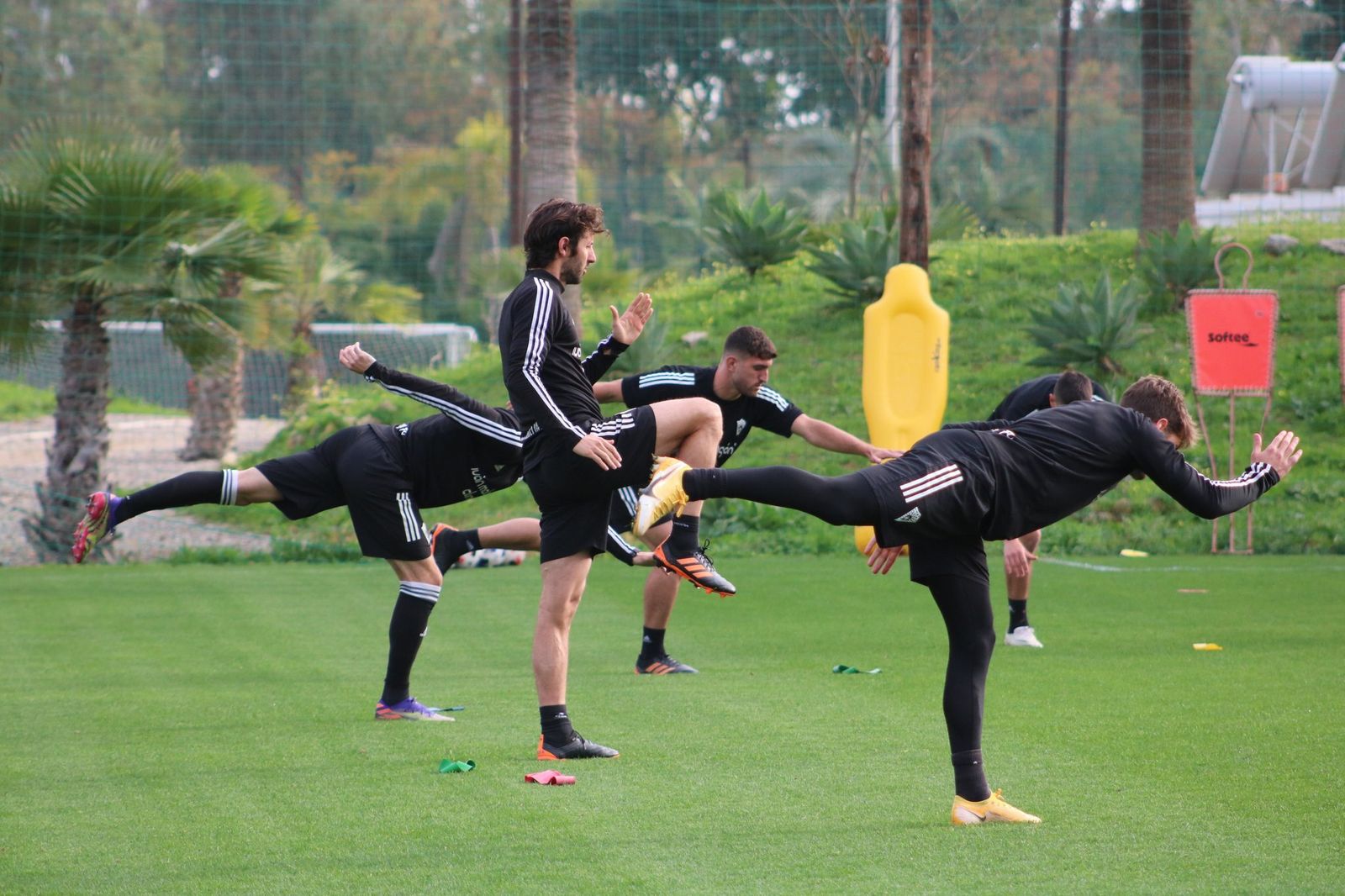 Granero, en un entrenamiento de esta semana.