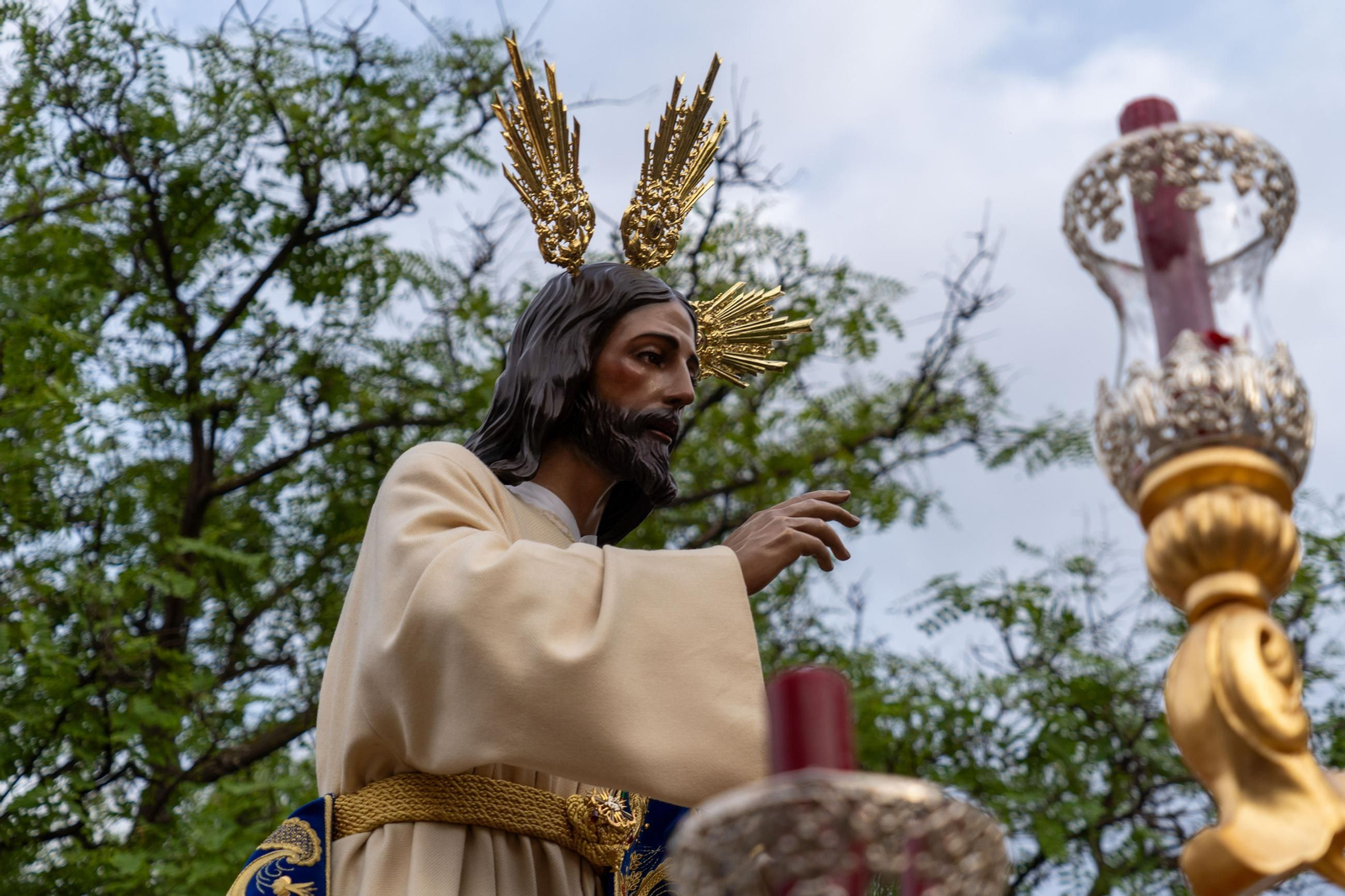 Imágenes del traslado del Cristo del Amor a la Concepción