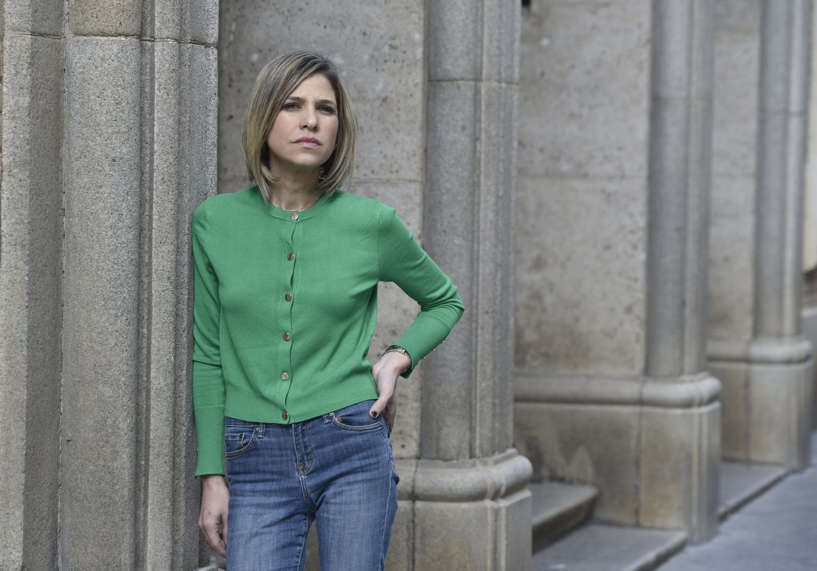 La periodista y escritora Karina Sainz Borgo, fotografiada en una anterior visita a Sevilla.