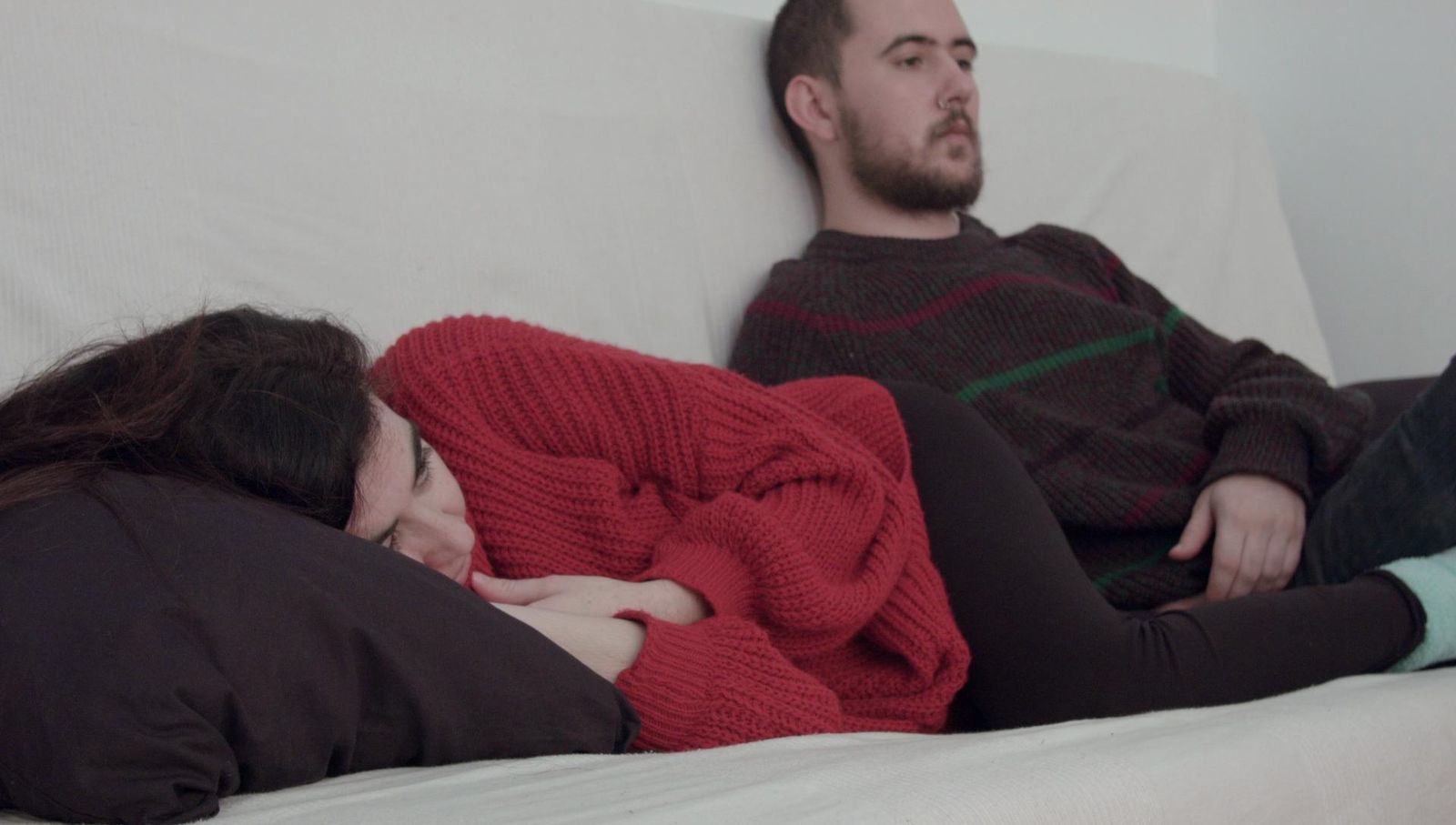 Carmen Haro y Miguel Rodríguez en una imagen de su propio ensayo fílmico.