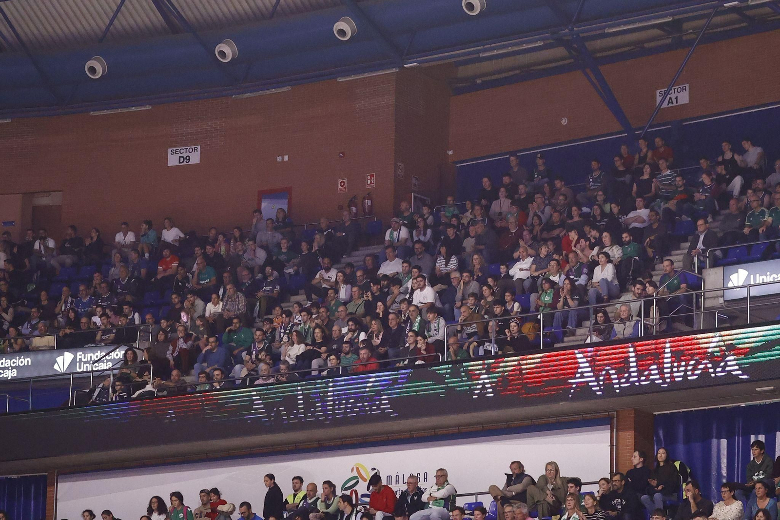 Búscate en las gradas del Carpena en el Unicaja-San Pablo Burgos