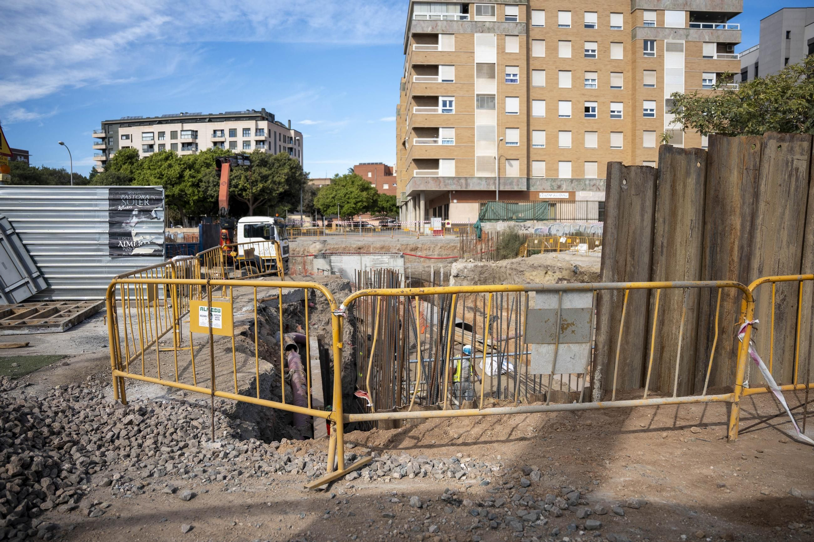 Así avanzan las obras del soterramiento ferroviario en Almería