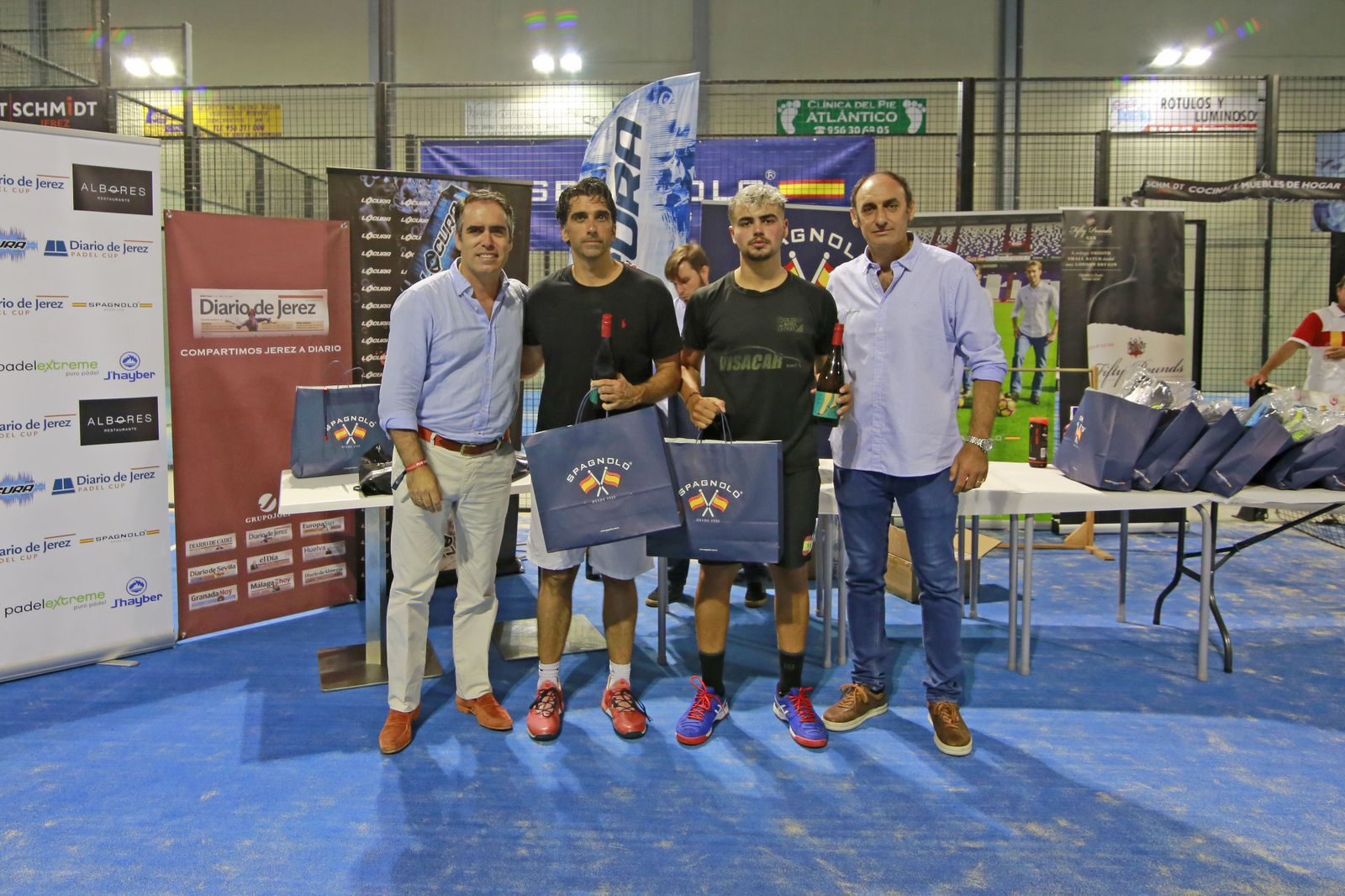Entrega de premios de la IV Diario de Jerez Pádel Cup