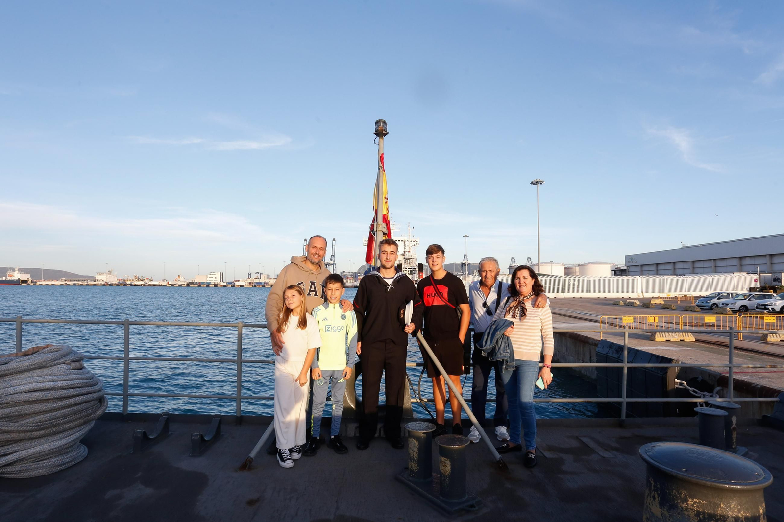 Fotos de la jornada de puertas abiertas del patrullero 'Vigía' en el Puerto de Algeciras