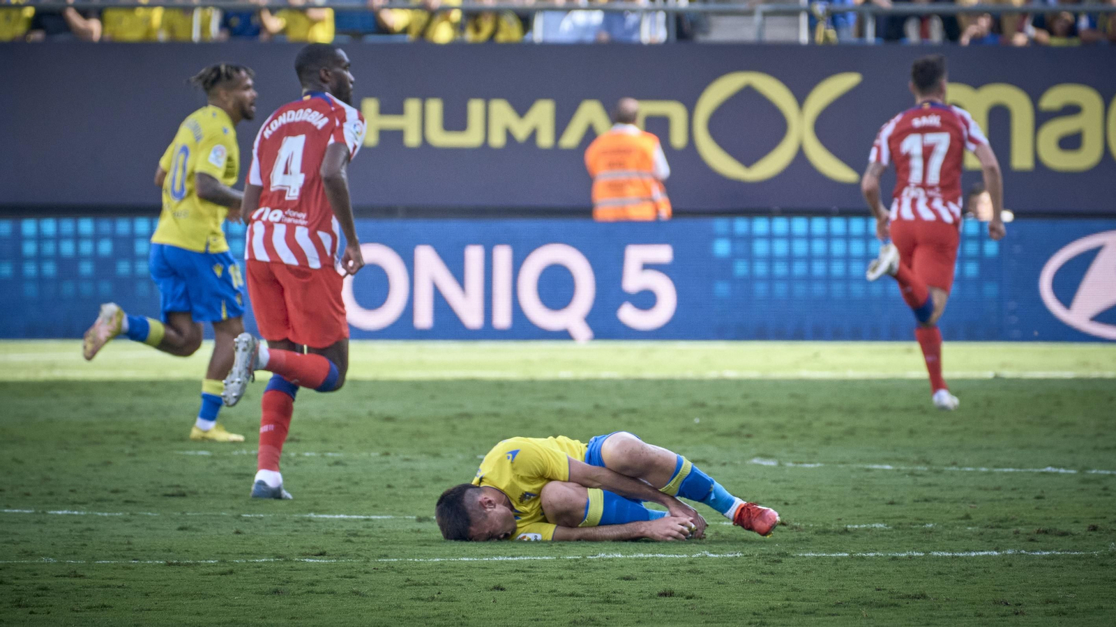 Partido de la victoria del Cádiz CF sobre el Atlético de Madrid