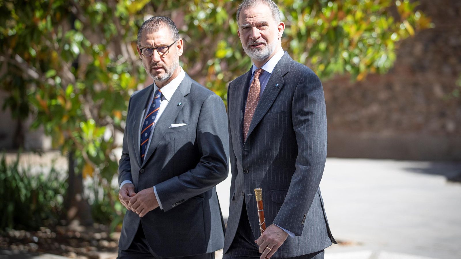 Las fotos de Felipe VI en el Real Monasterio de San Jerónimo de Granada en la reunión de las Reales Maestranzas de España