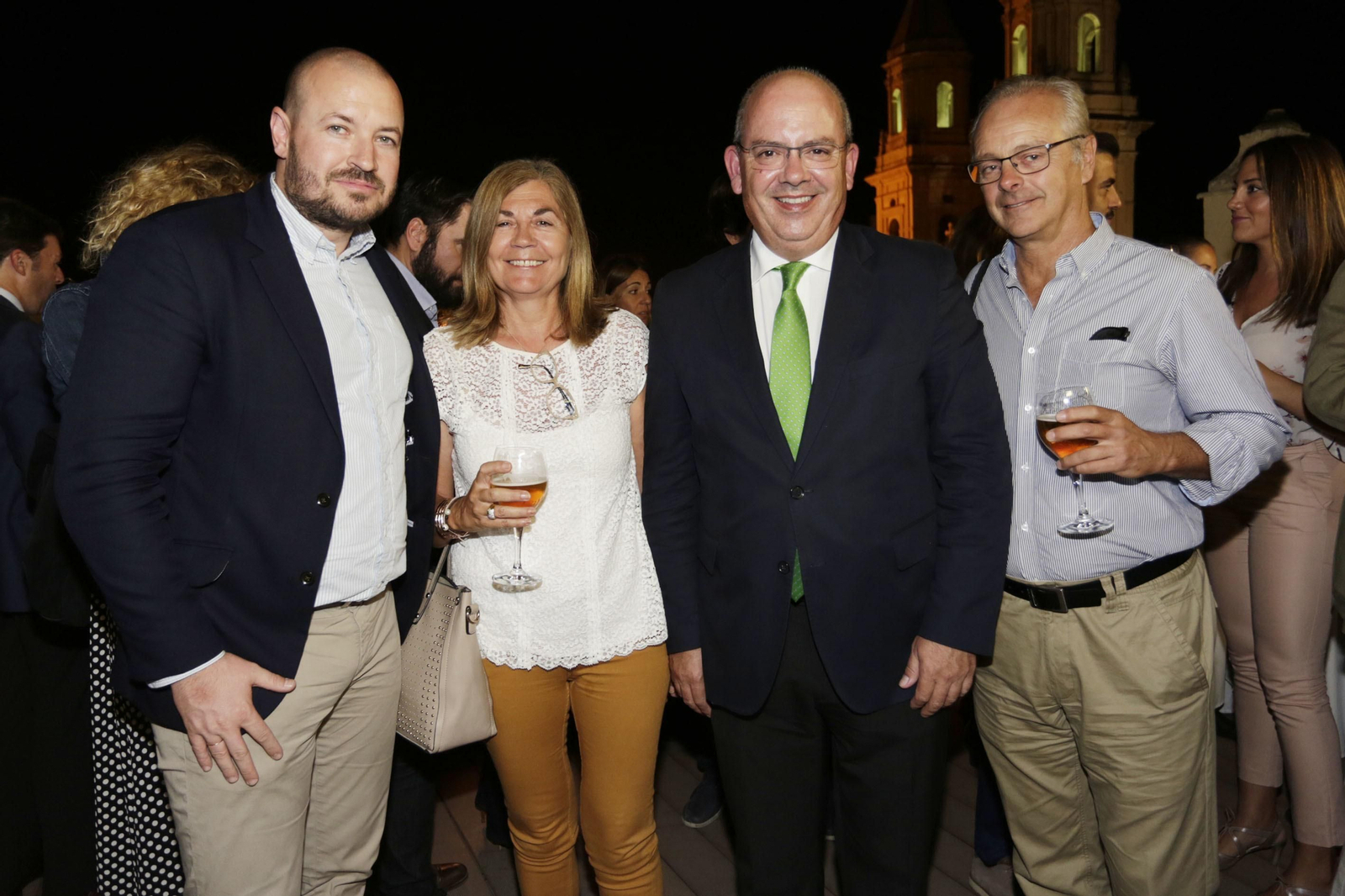 Daniel Romero-Abreu, Pepa Cabeza de Vaca, Javier Sánchez Rojas y Manuel Valero.