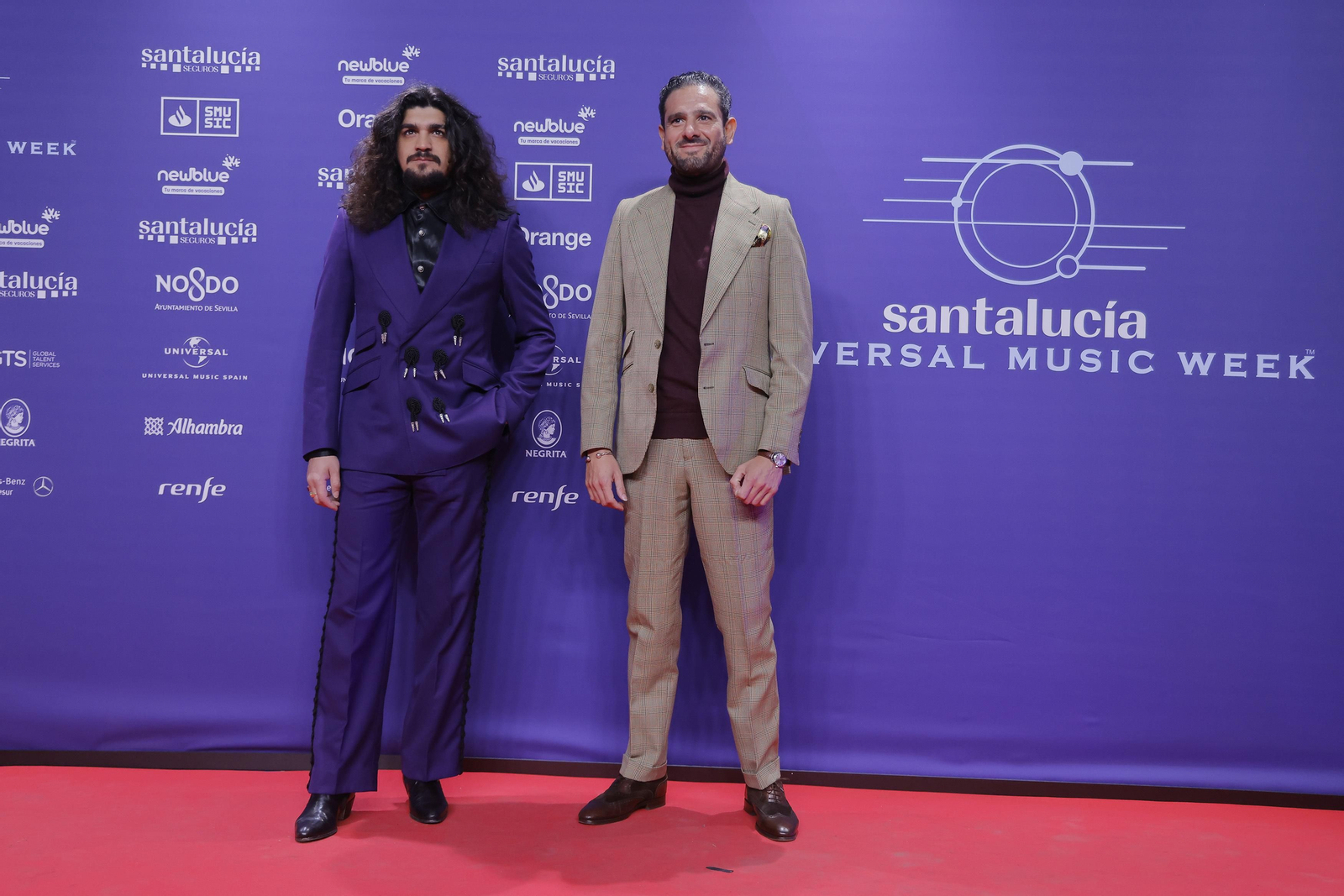 Famosos y artistas en la alfombra roja de la gala del flamenco en los 'Santalucía Universal Music Week'