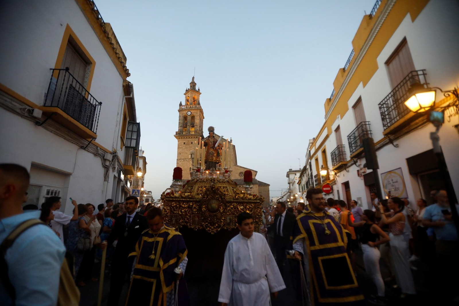 La procesión de San Lorenzo en Córdoba, en imágenes