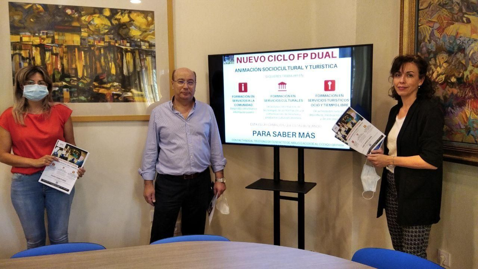 Presentación del ciclo de FP dual de Animación Sociocultural y Turística en Priego de Córdoba.