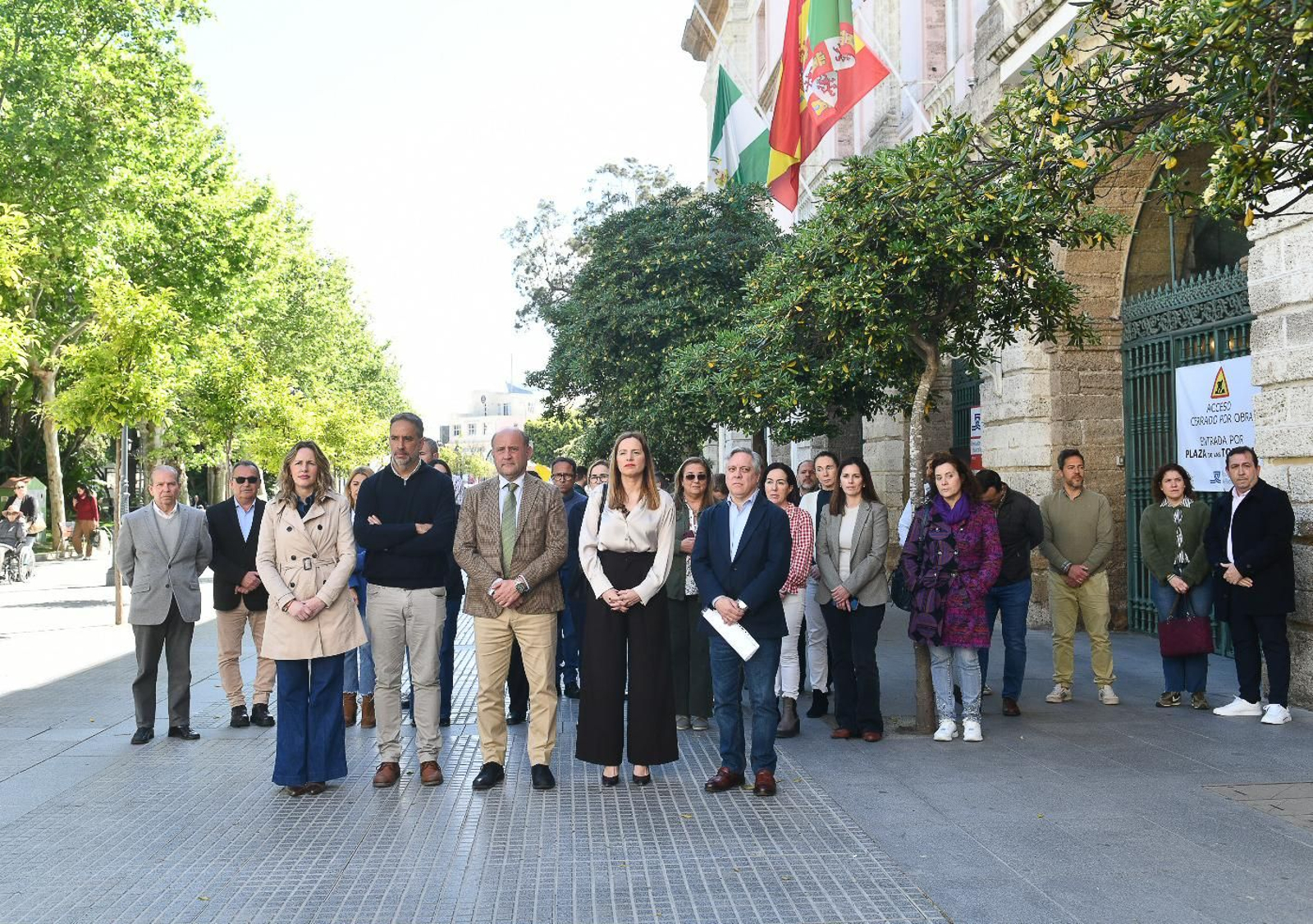 Minuto de silencio por la muerte del papa Francisco