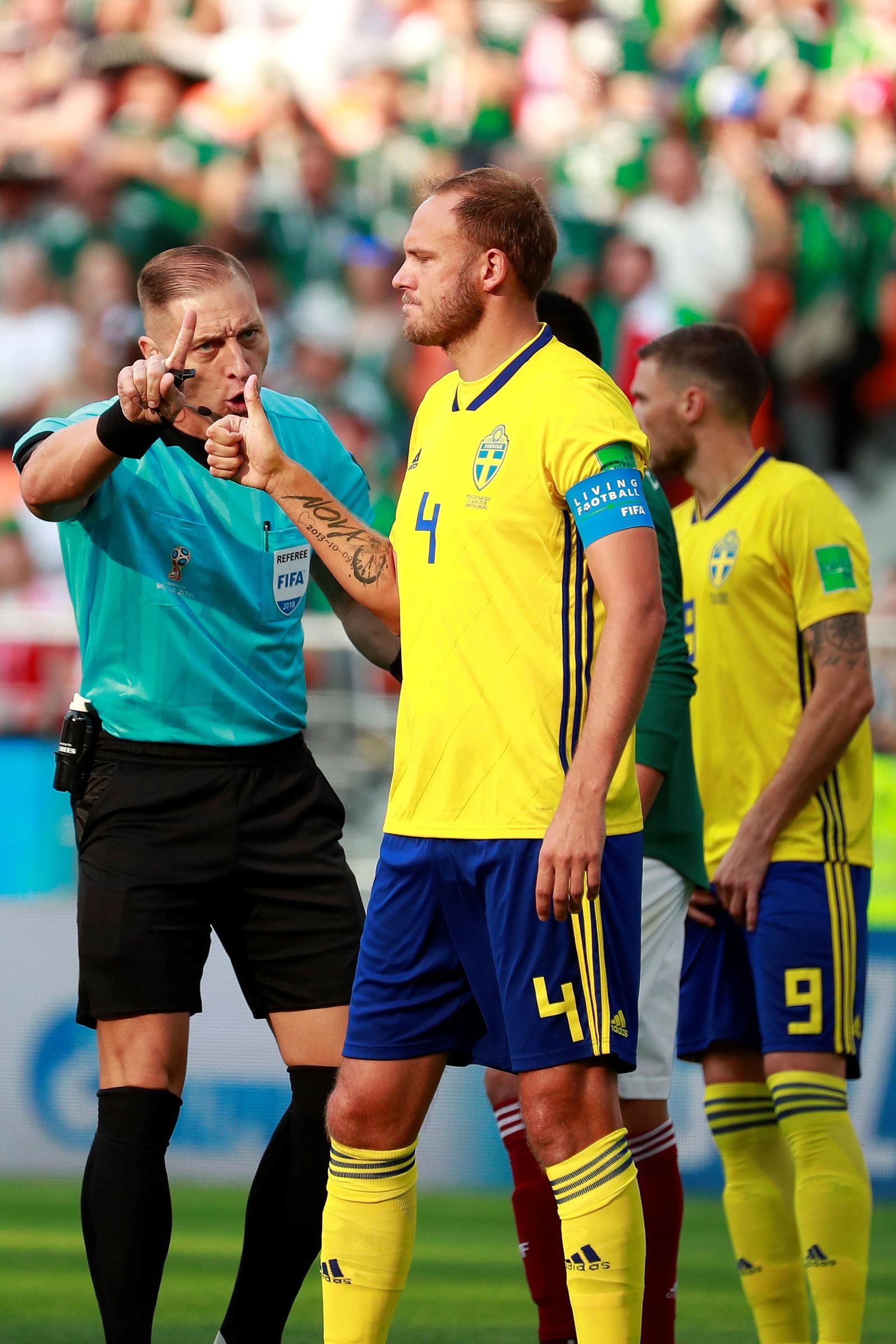 Las imágenes del México-Suecia