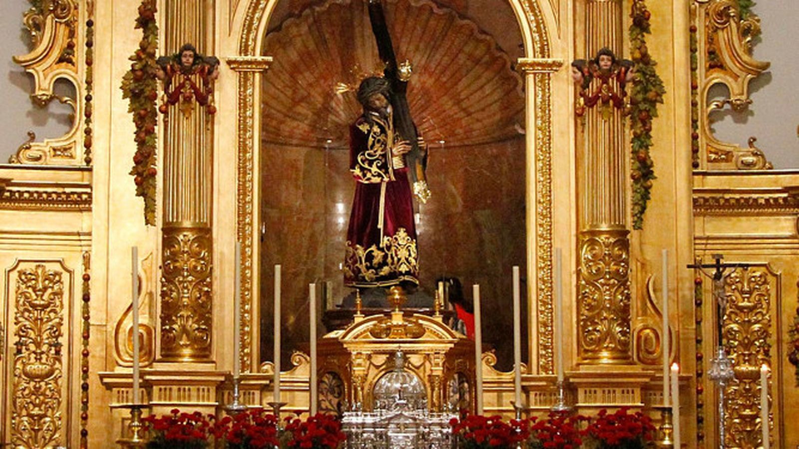 Jesús del Gran Poder en su basílica.