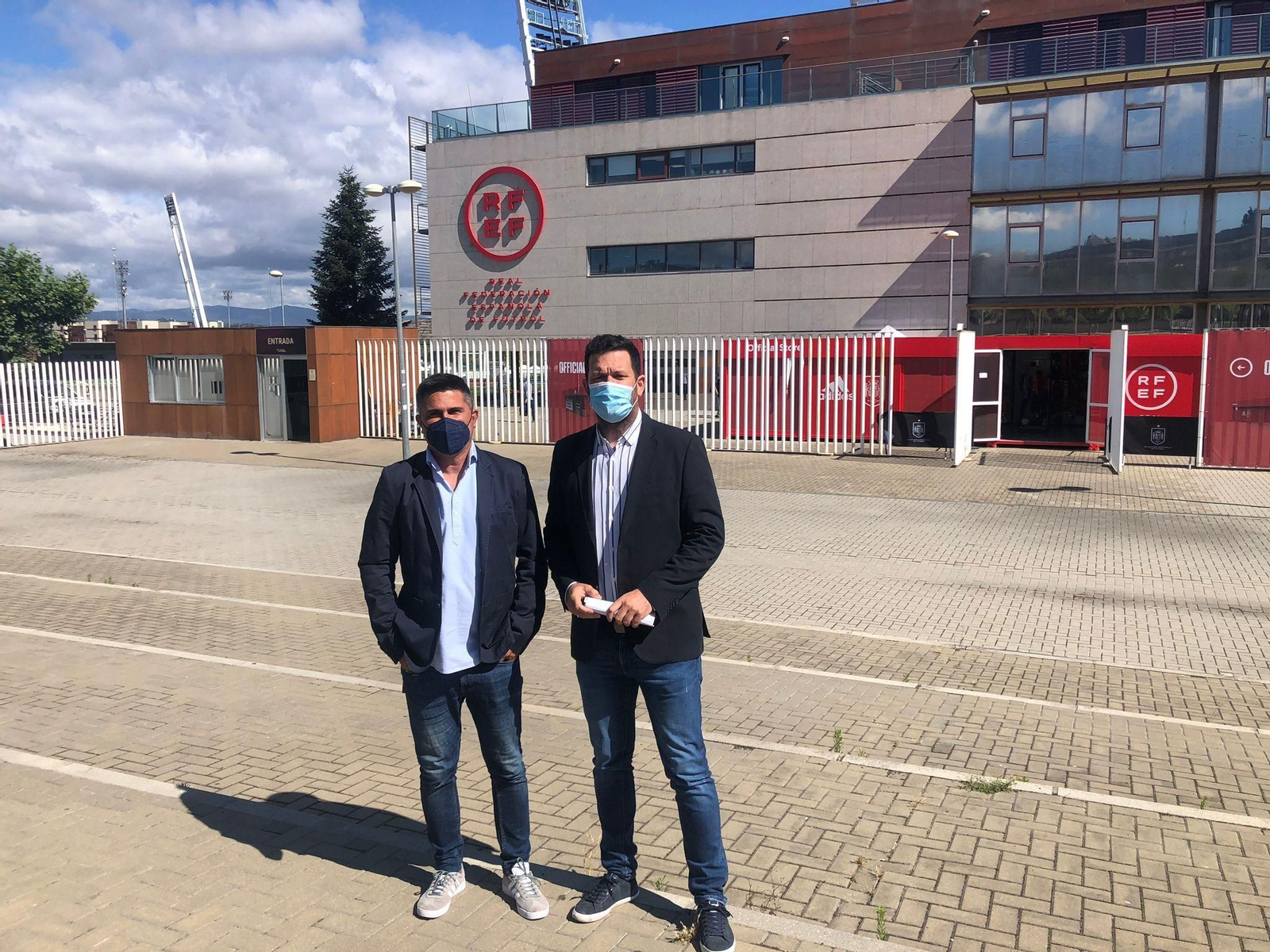 Juan Carlos Ramírez y Jesús Viloita han representado al club en la reunión en Las Rozas.