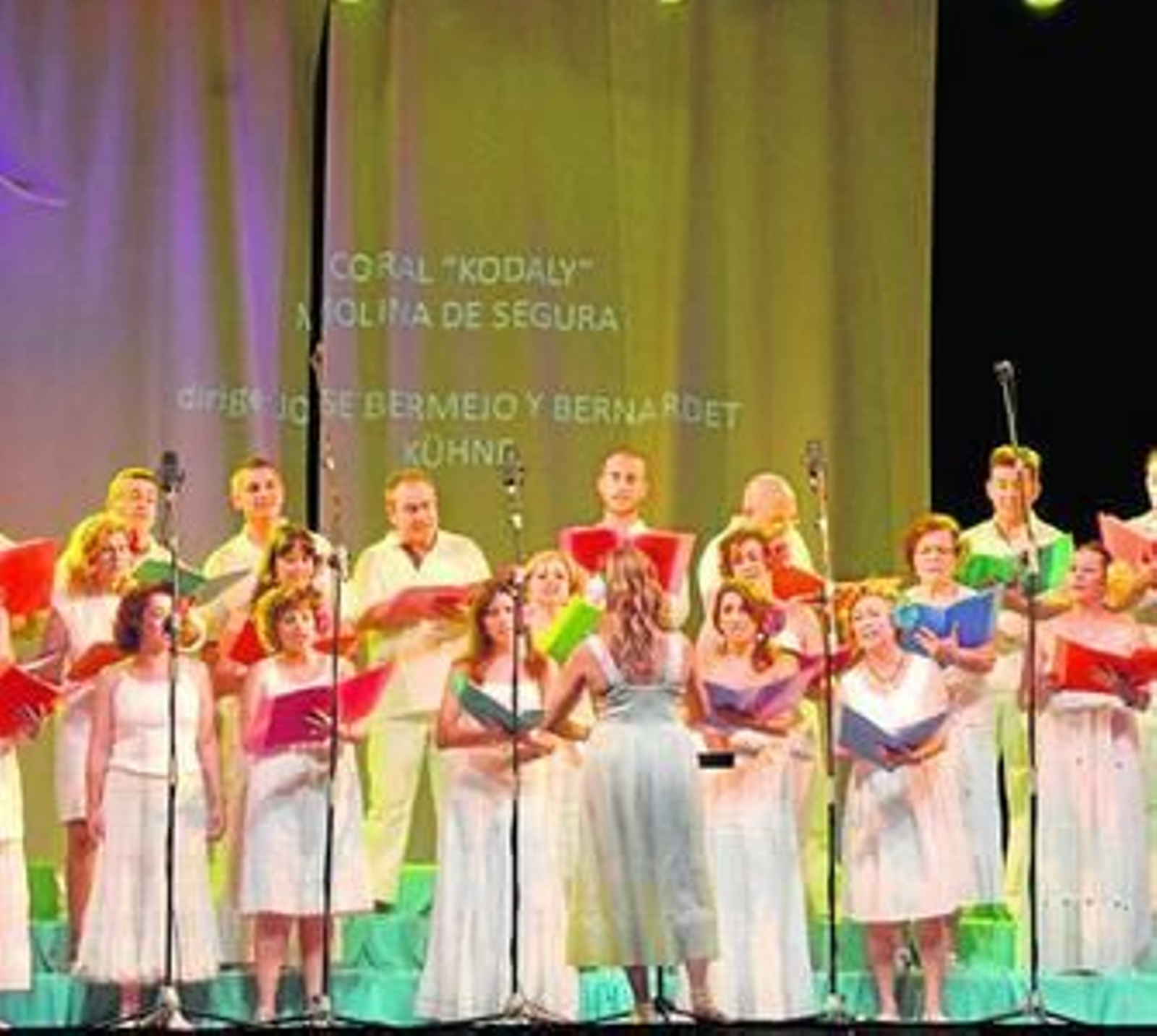 Coral Kodály que ganó el certamen que se realiza en Villaricos.