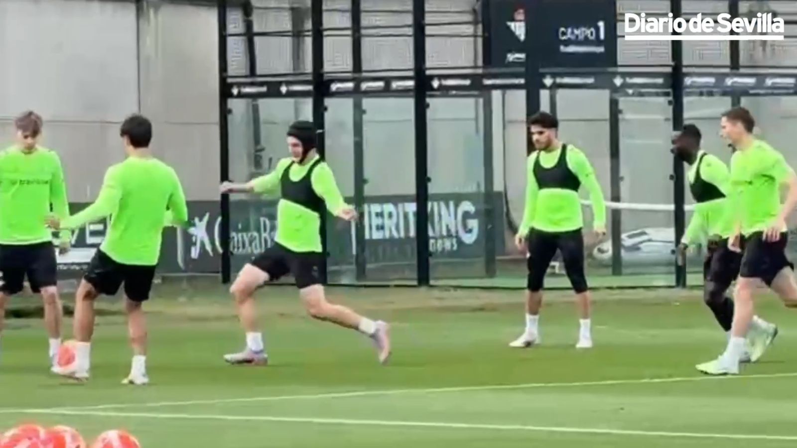 Félix Garreta entrena con el primer equipo