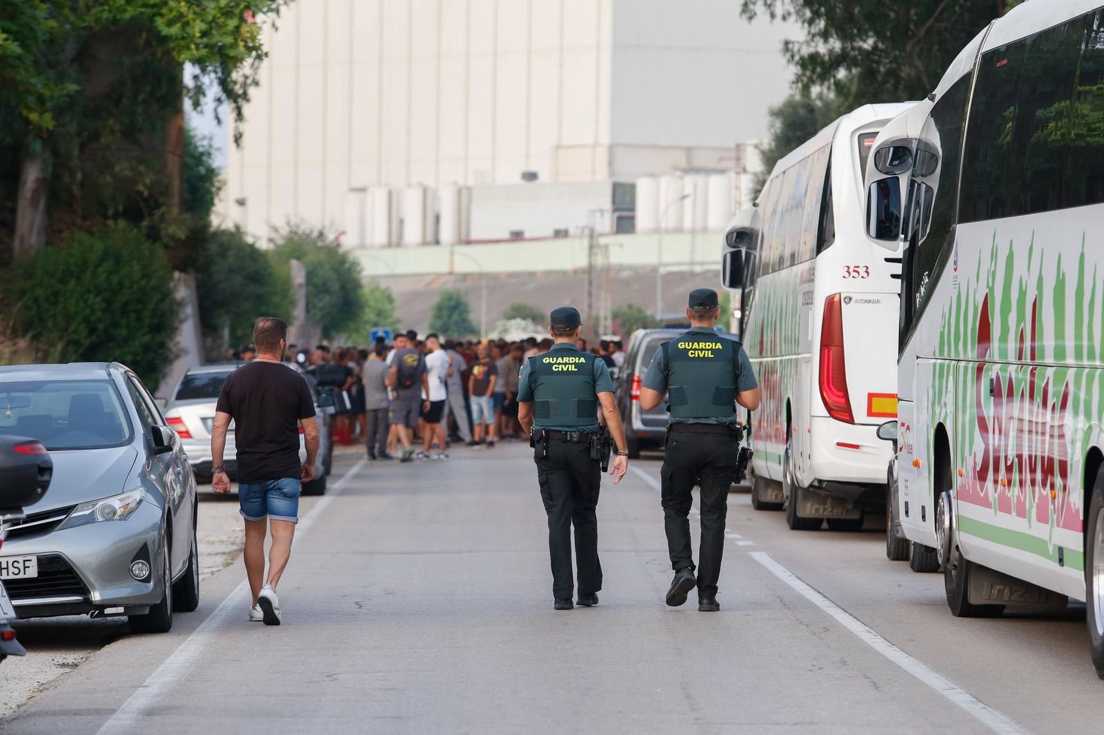 Fotos del segundo día de la huelga del metal en el Campo de Gibraltar