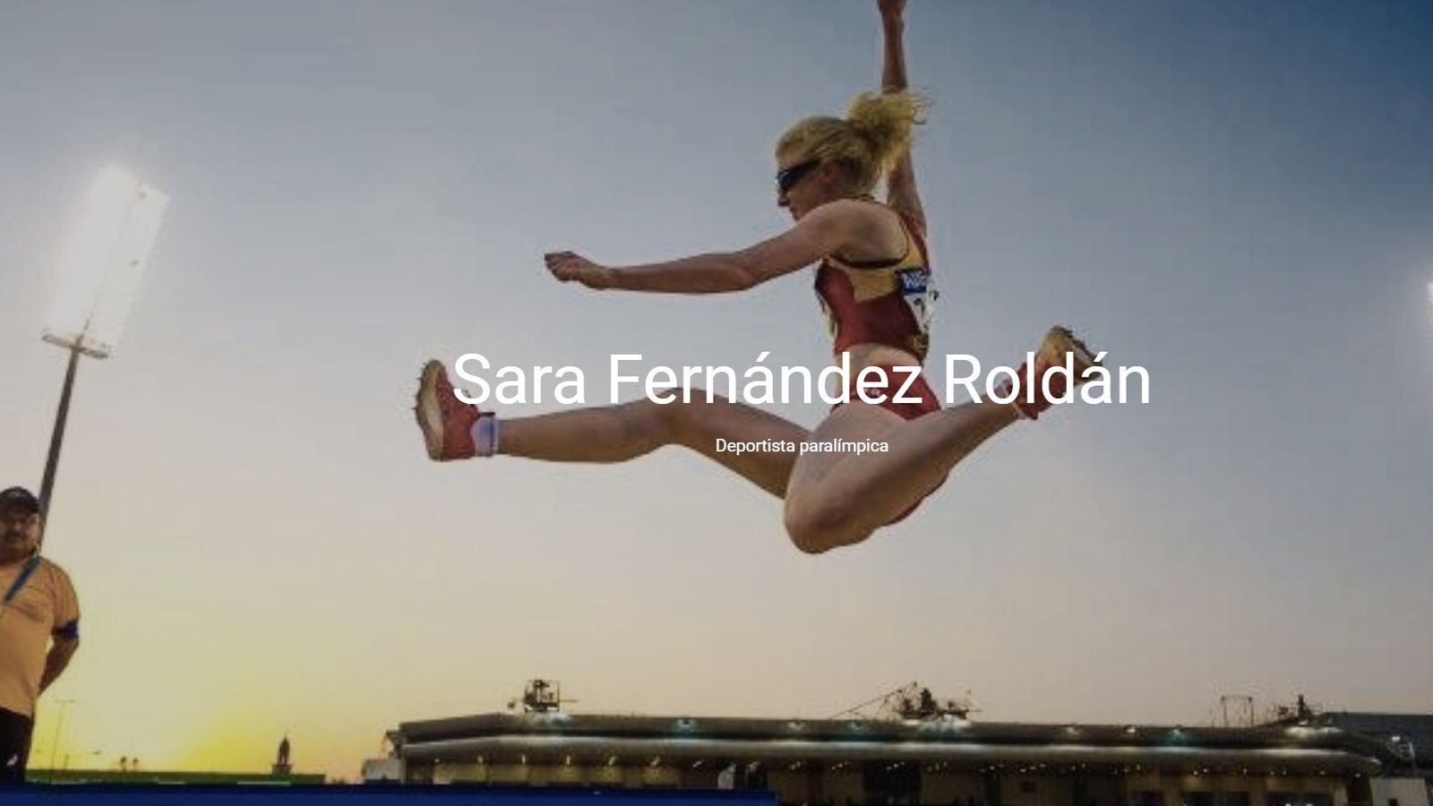 La atleta paralímpica Sara Fernández hará el saque de honor.
