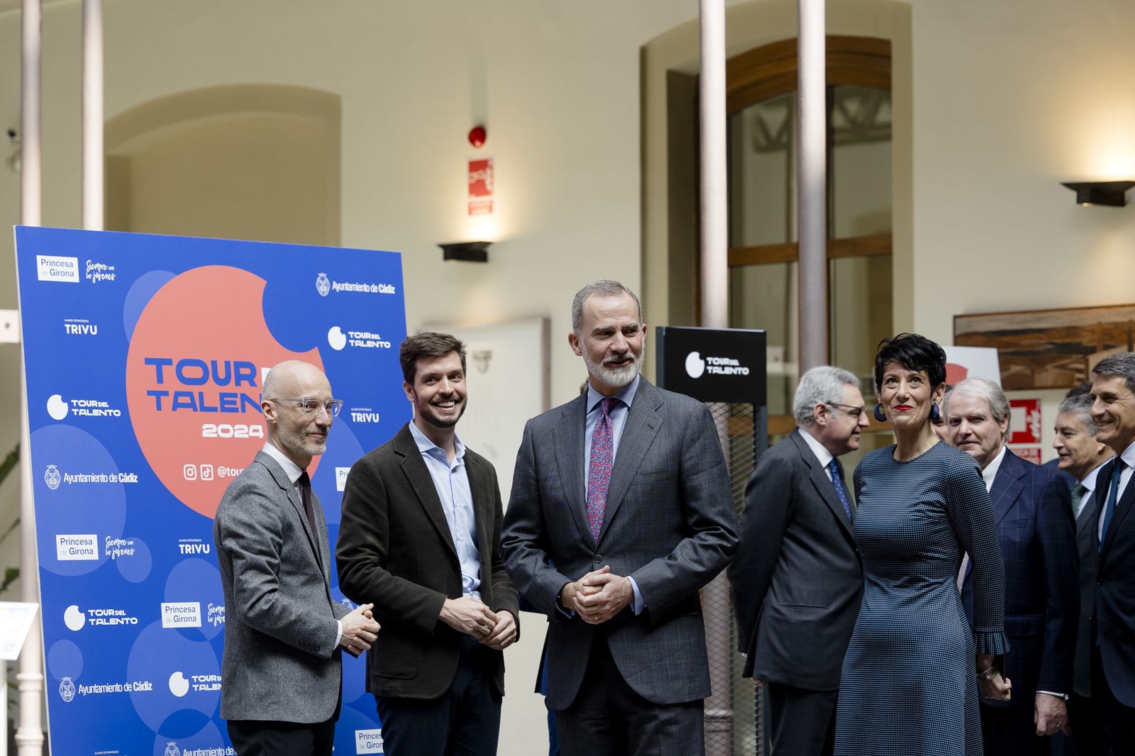 El rey Felipe VI visita Cádiz con motivo de la entrega del Premio Princesa de Girona Social 2024.