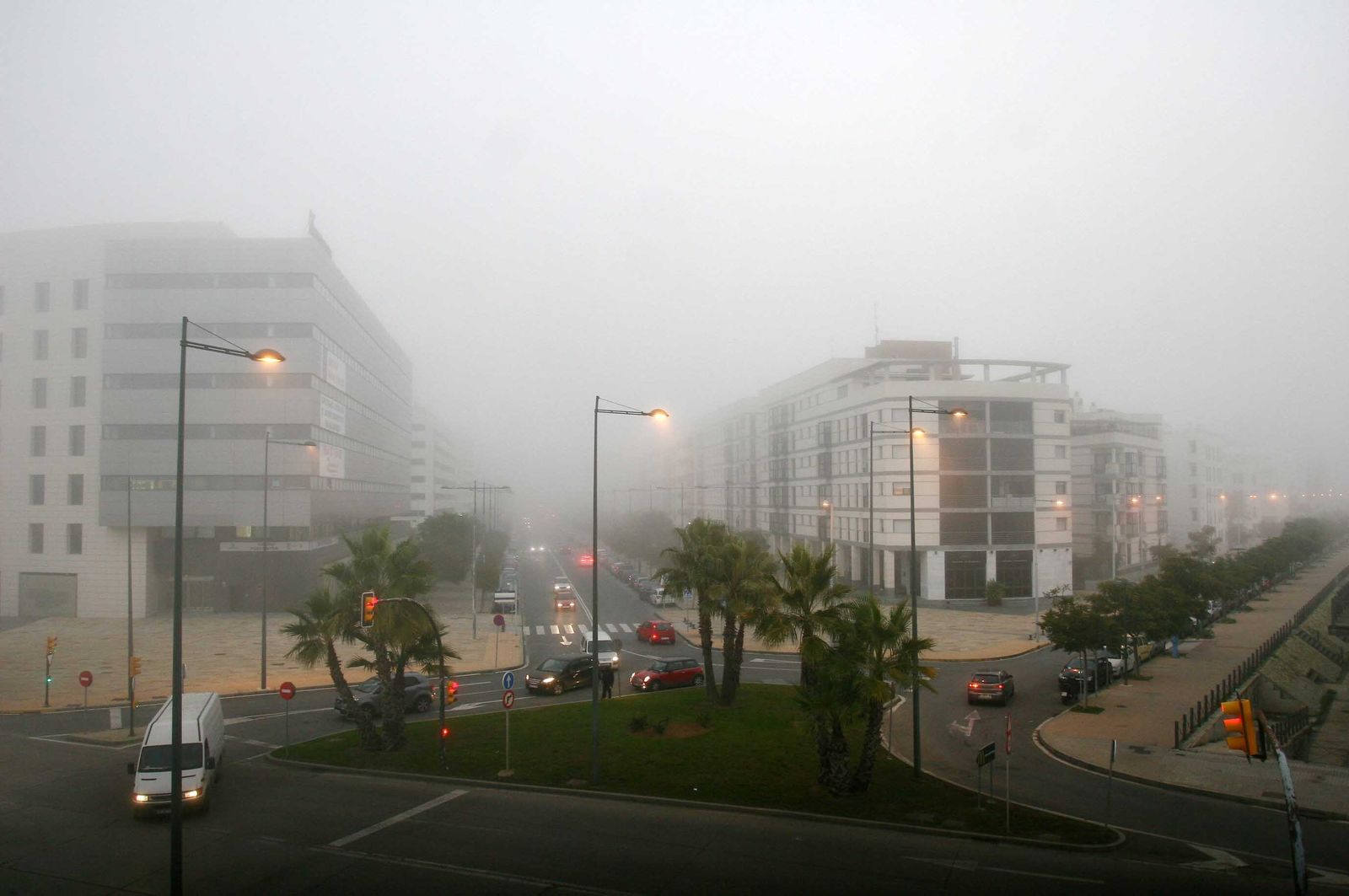 Las imágenes más impresionantes de la niebla en Huelva