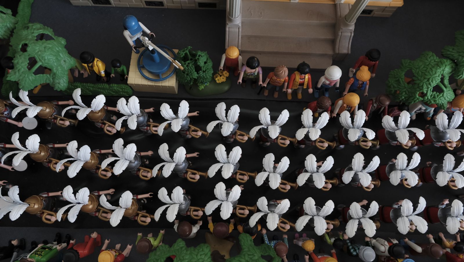 Inauguración de la exposición de playmobil de semana santa de Almería