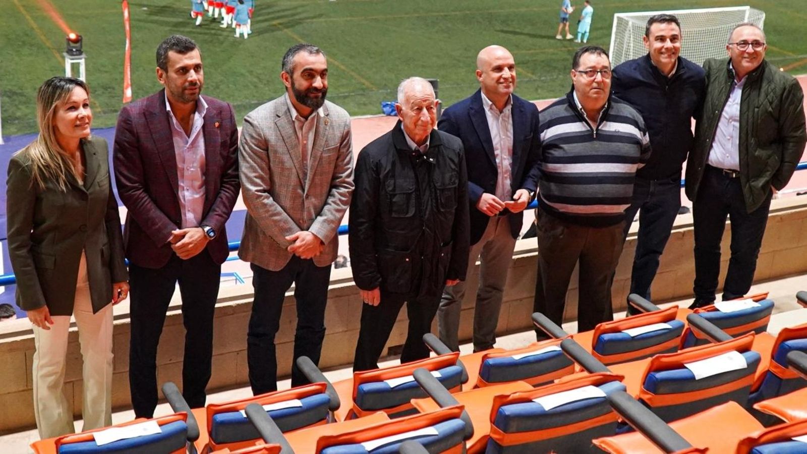 Las autoridades presentes en esta presentación oficial de la Desert Cup.