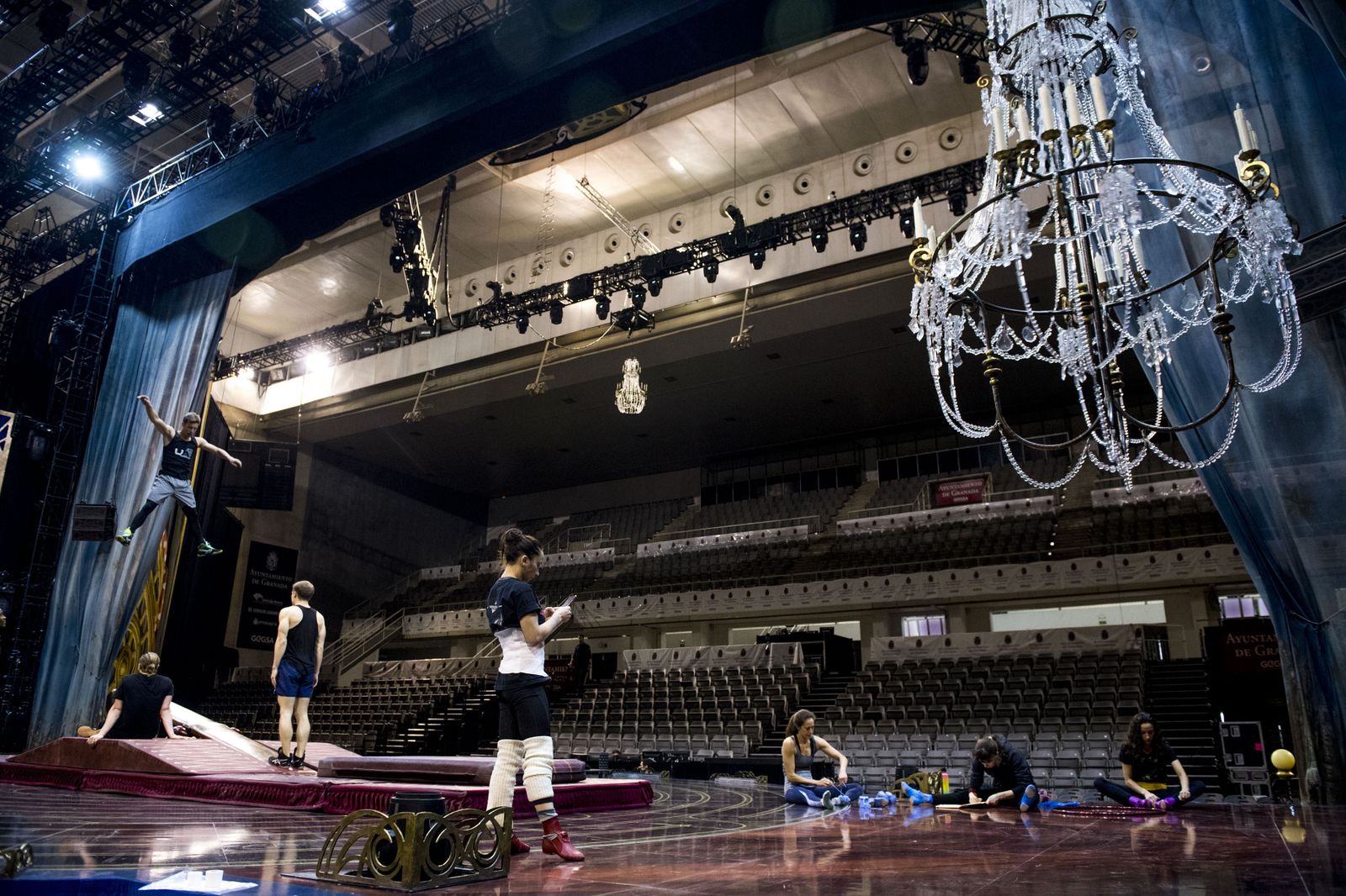 Fotos: El Circo del Sol entre bambalinas